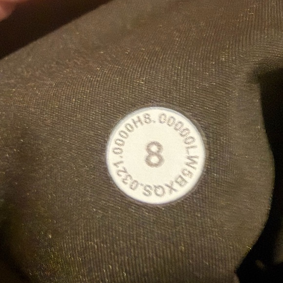 Lululemon Leggings Fast and Free Tight II 25" Dark Olive 8 - Picture 7 of 7